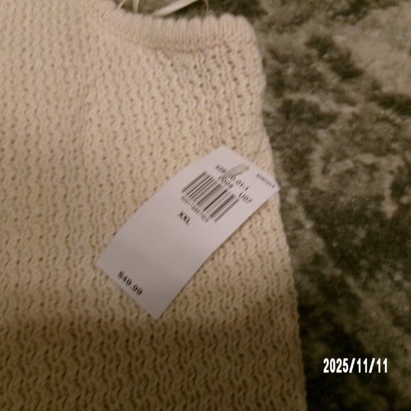 NEW Old Navy Cream Color Crochet Knit SLEEVELSS Dress Size XXL $49.99 - Picture 4 of 7